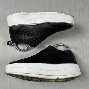 Oofos Oomg Eezee Women’s Size 8 Low Too Black Casual Slip On Shoes